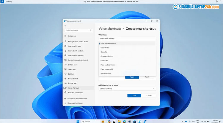 Voice Access đã chính thức hỗ trợ tiếng Việt trên bản cập nhật Moment 5 của Windows 11