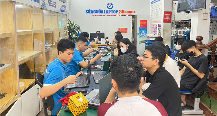Hệ thống Sửa chữa Laptop 24h đã trở thành điểm đến tin cậy của hơn 3 triệu khách hàng