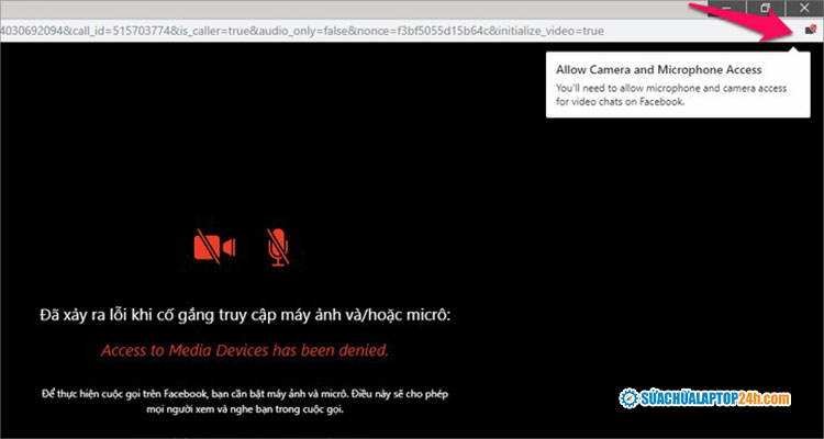 click vào biểu tượng xuất phát thông báo