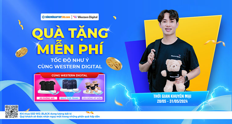 Quà tặng miễn phí - Tốc độ như ý khi nâng cấp ổ cứng Western Digital Black