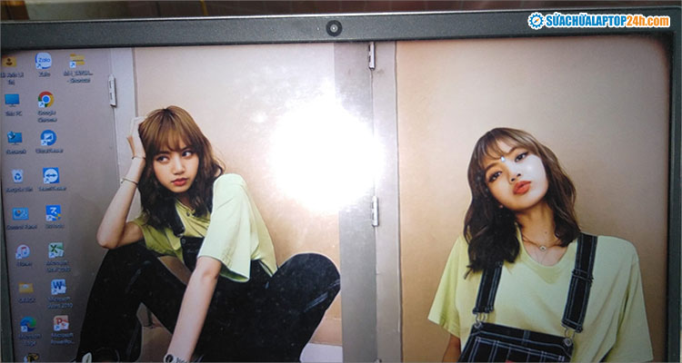 Màn hình Surface bị đen góc không thể sửa chữa và cần thay mới