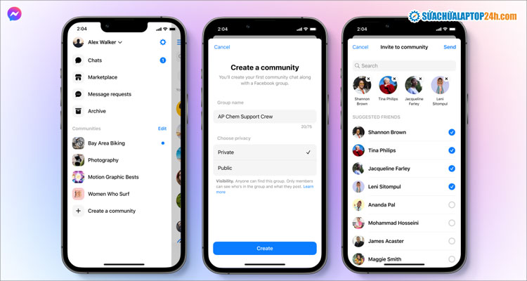 Tính năng Communities của Messenger