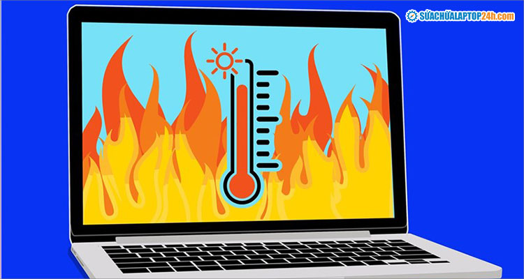 Laptop quá nóng là nguyên nhân gây ra việc laptop không lên nguồn 