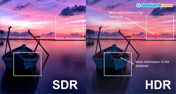 Chế độ HDR hiển thị nhiều chi tiết hơn