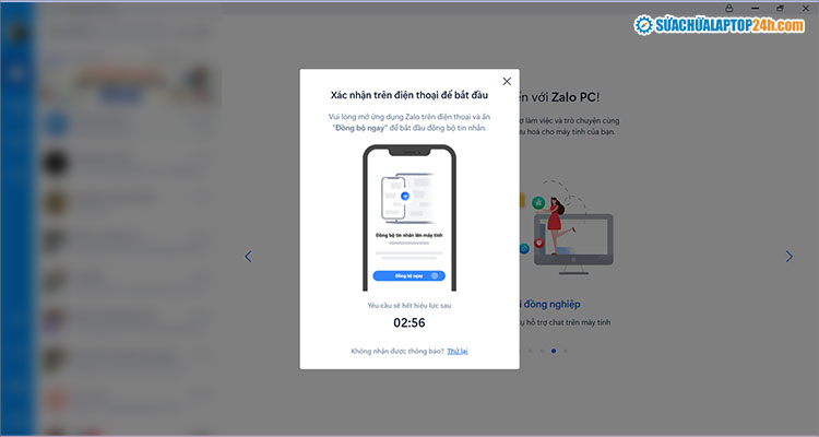 Thông báo Xác nhận trên điện thoại