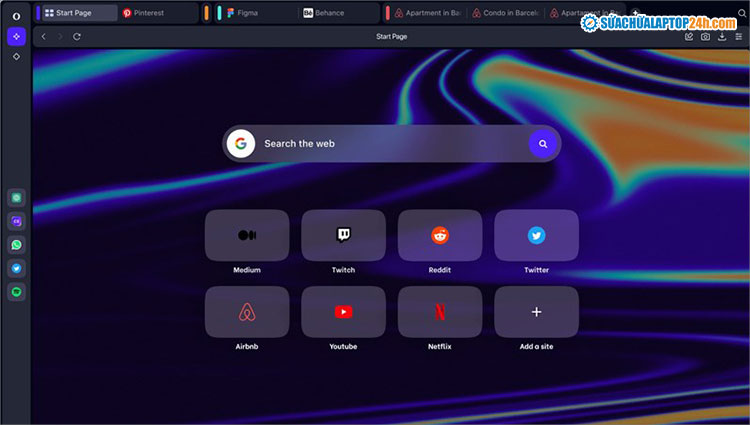 Giao diện trình duyệt Opera được tích hợp AI