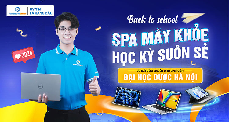 Sửa chữa Laptop 24h dành tặng ưu đãi độc quyền cho người hiến máu tại sự kiện