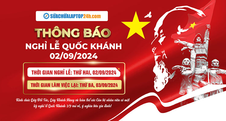 Thông báo nghỉ lễ Quốc Khánh 2024