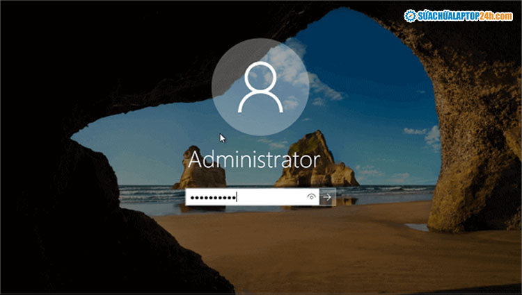 Nhập mật khẩu để đăng nhập vào Windows ở chế độ an toàn