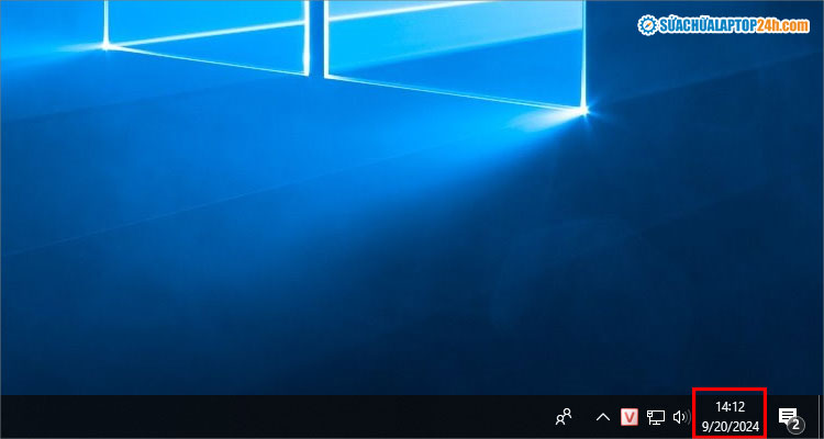 Kết quả cài đặt giờ 24 tiếng cho máy tính