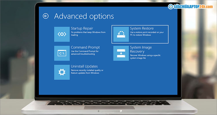 Khôi phục hệ điều hành từ System Restore