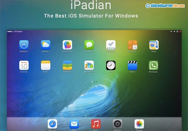 iPadian là trình giả lập iOS tốt nhất cho PC Windows