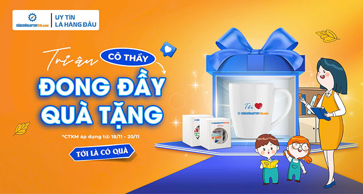 Tri ân cô thầy, đong đầy quà tặng nhân dịp 20/11