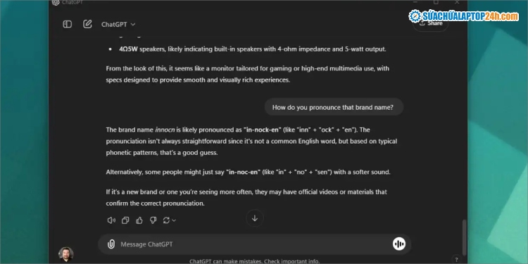 Ứng dụng ChatGPT có sẵn miễn phí trên Microsoft Store