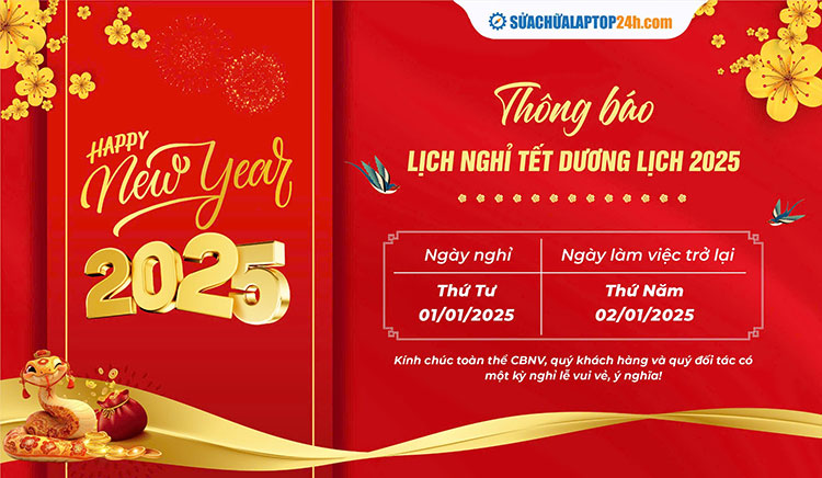 Lịch nghỉ Tết Dương lịch 2025