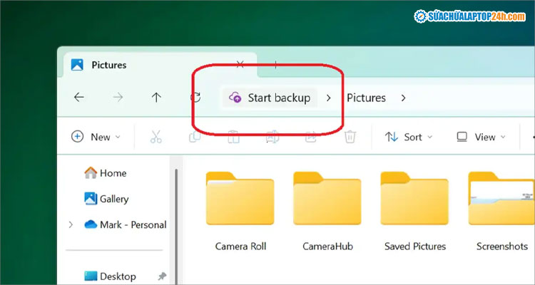 2. Lời Nhắc Sao Lưu Trong File Explorer