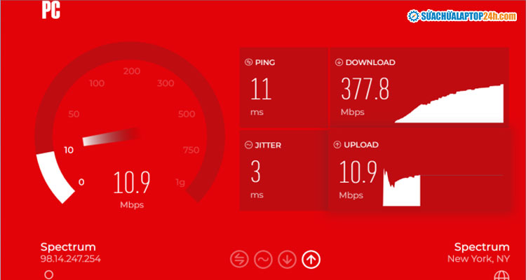 Kiểm tra kết nối Internet