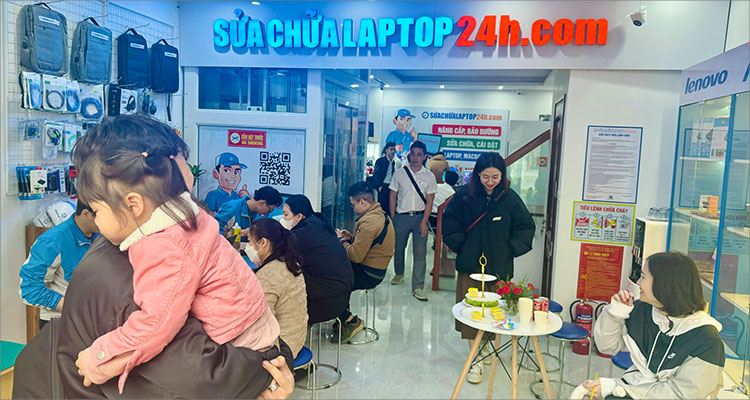 Sửa chữa Laptop 24h Ocean Park 1 là lựa chọn tin cậy của khách hàng Gia Lâm