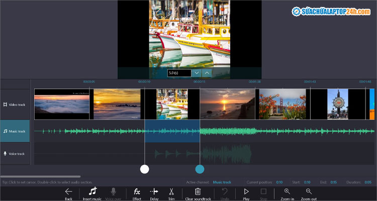 Chỉnh sửa video miễn phí bằng Windows Video Editor
