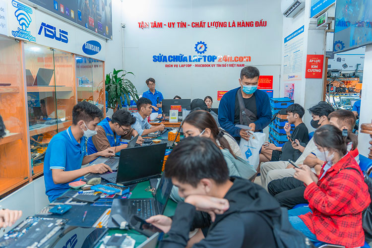 Sửa chữa Laptop 24h là điểm đến tin cậy của hàng triệu khách hàng những năm qua