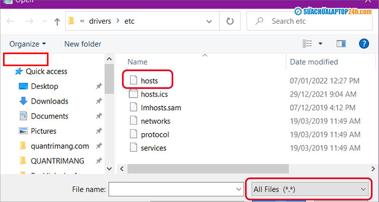 Sửa file host win 10 với quyền admin nhanh chóng