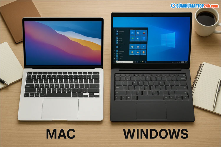 So sánh hiệu năng của MacBook và laptop Windows