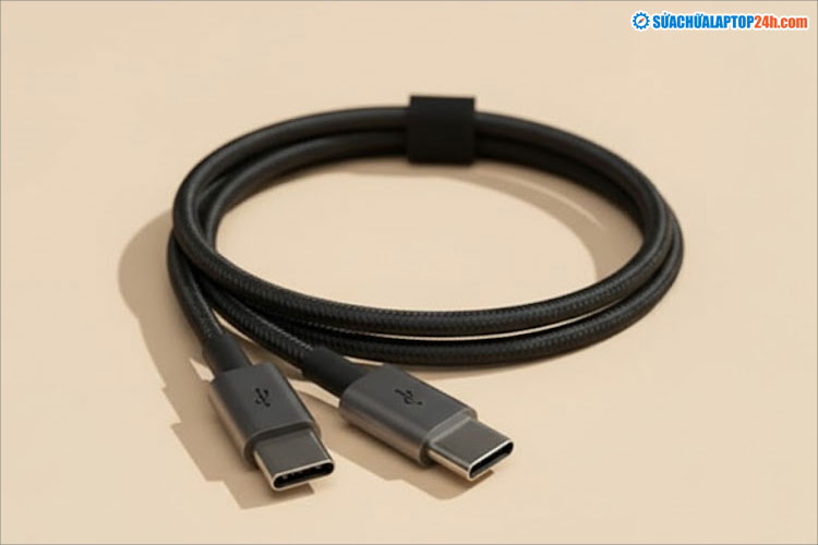 Cáp Type-C để sạc cho laptop cần trang bị chip E-Marked, sợi dày và cứng