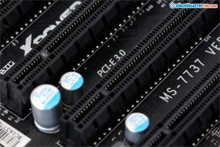 Khe cắm giao thức PCIe 3.0 trên main