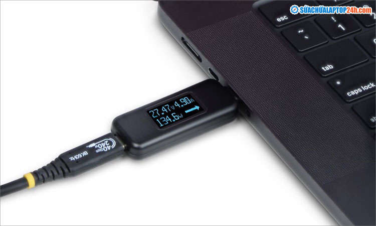 Đo công suất sạc của cáp qua  Power Meter