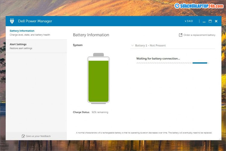 Phần mềm Dell Power Manager