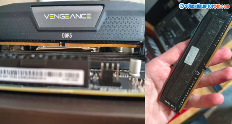 RAM DDR4 được bọc trong tản nhiệt RAM DDR5