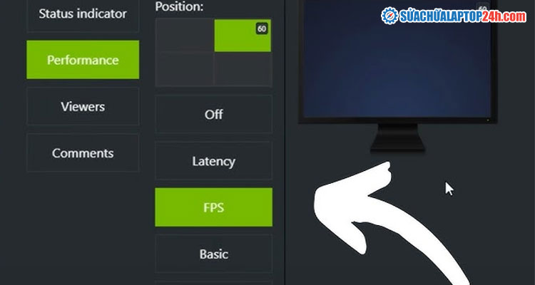 Hiển thị FPS bằng phần mềm NVIDIA GeForce Experience