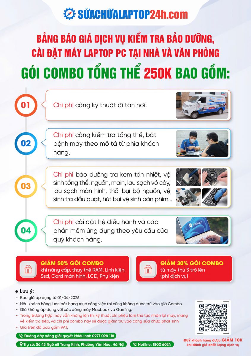 Bảng giá tham khảo