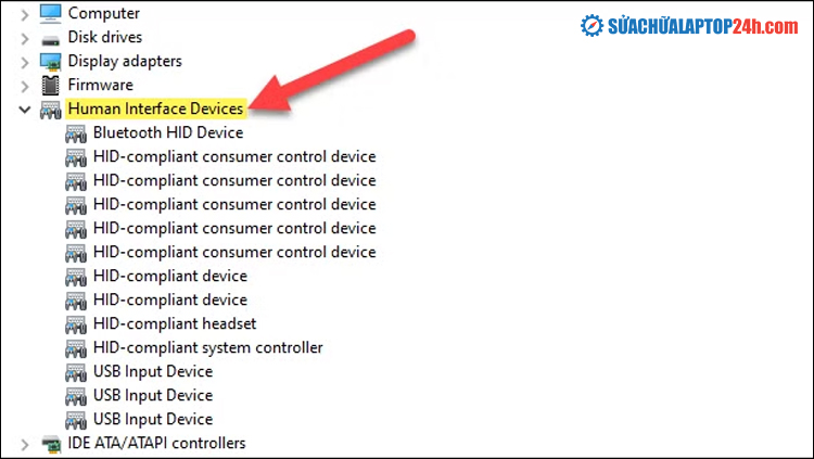 Mở rộng danh mục Human Interface Devices
