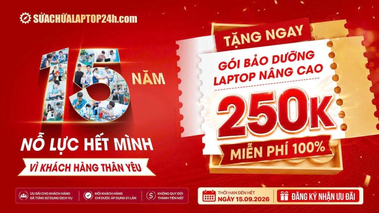 Ưu đãi 15 Năm Nỗ Lực Vì Khách Hàng Thân Yêu