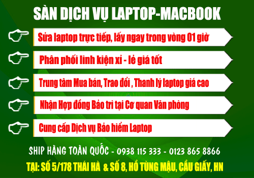 San giao dich sua laptop, macbook