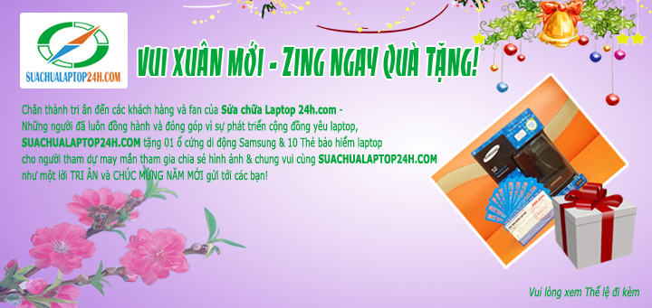 zing quà tặng tại suachualaptop24h.com