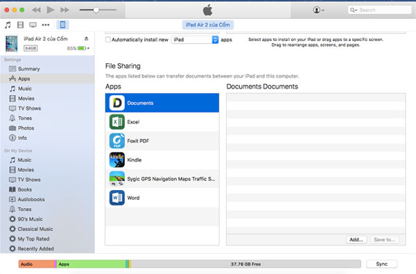 copy file từ máy tính sang thiết bị iOS mà không cần jaibreak
