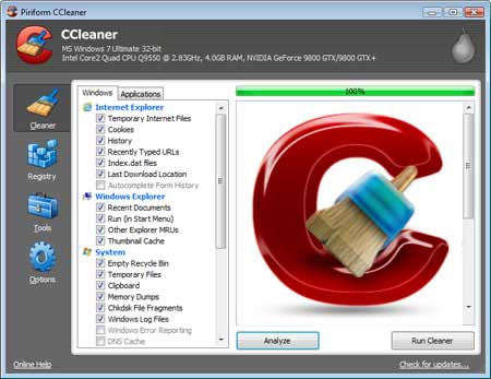 Dọn dẹp máy tính bằng CCleaner Dọn Dẹp Máy Tính Bằng Ccleaner