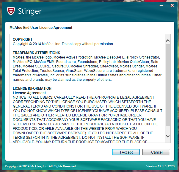 Nhanh chóng giải quyết mối lo virus trên máy tính với McAfee Stinger