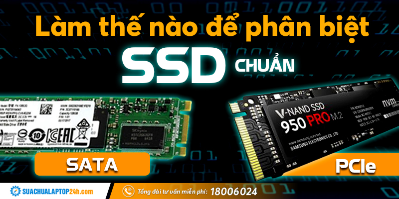  phân biệt SSD chuẩn M2 sata và PCIe