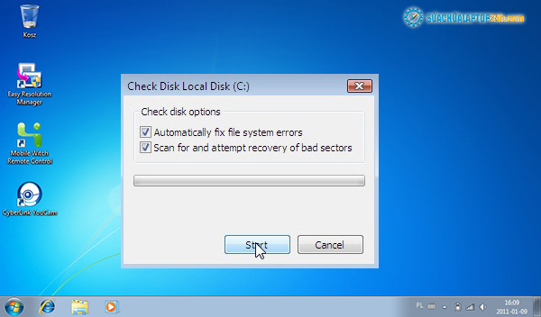 Kiểm tra lỗi ổ cứng hoặc ổ SSD với chkdsk
