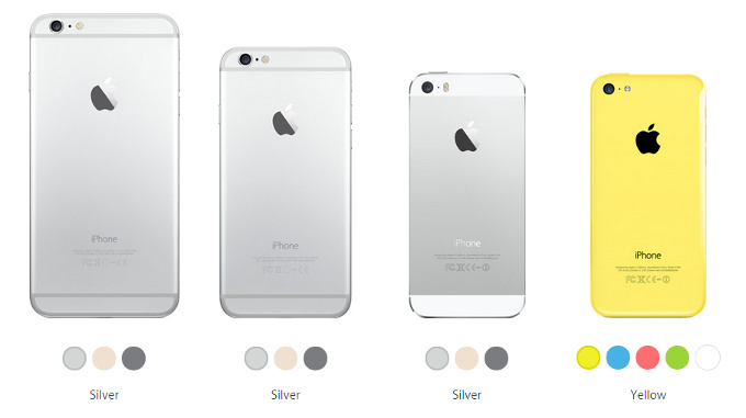 So sánh bộ 3 iPhone 5s, iPhone 6 và iPhone 6 Plus