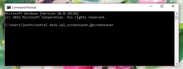 Cách để truy cập vào cài đặt Screen Saver 