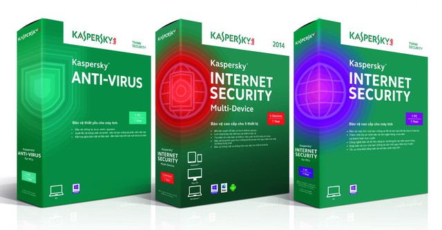 Bộ 3 sản phẩm diệt vi rút phiên bản 2015 của Kaspersky ra mắt