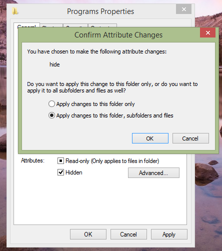 Cách ẩn thư mục và tập tin trên các hệ điều hành thông dụng hiện nay