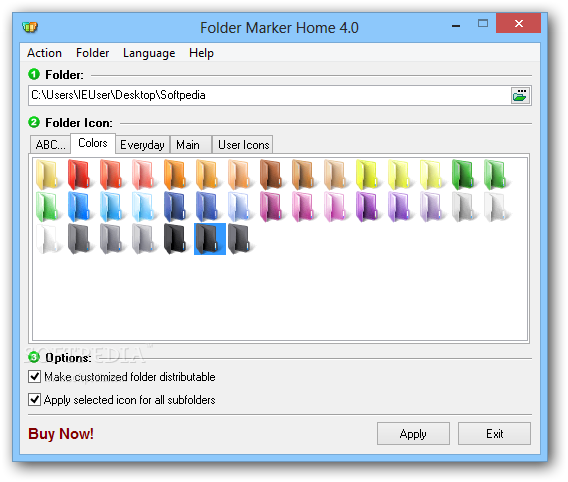 phần mềm Folder Marker Home 
